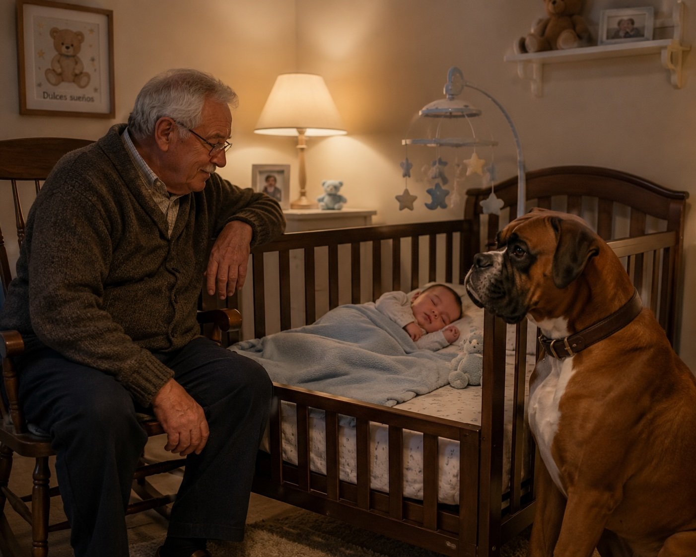 Jorge Gómez con su perro